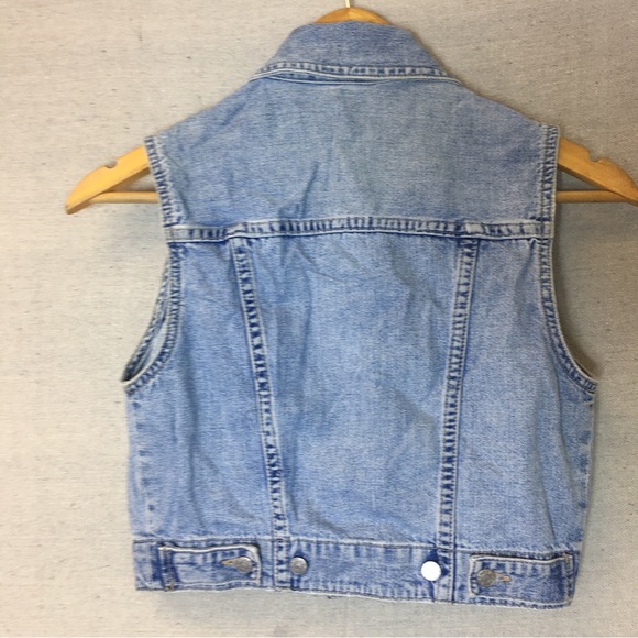 Vintage 80s Guess Jeans Womens Denim Vest - Picture 6 of 10